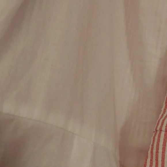 Sugar + Lips Jumpsuit size XL Red or Dark Pink and White Stripes - Picture 13 of 16